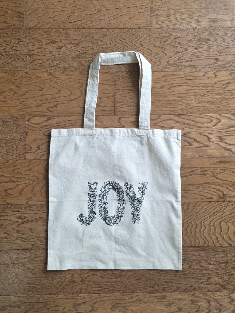 Joy Tote Bag Beige Cotton